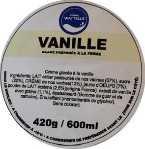 glace vanille